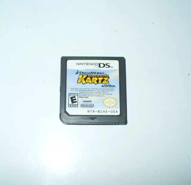 DreamWorks Super Star Kartz (Nintendo DS, 2011) Tested - Game Cartridge Only