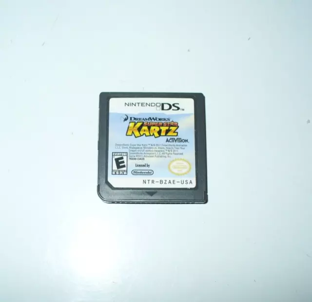 DreamWorks Super Star Kartz (Nintendo DS, 2011) Tested - Game Cartridge Only DreamWorks Super Star Kartz (Nintendo DS, 2011) Tested - Game Cartridge Only
