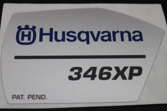 Husqvarna 346 XP Aufkleber Decal Typenschild Art.Nr. 544973601 544 97 36-01