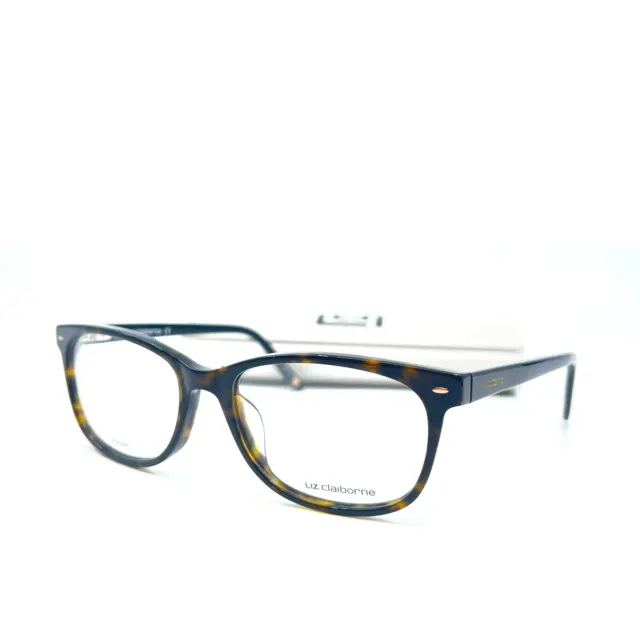Liz Claiborne Eyeglasses L607/N 086 Tortoise Rectangular Frames 51[]17 130 mm