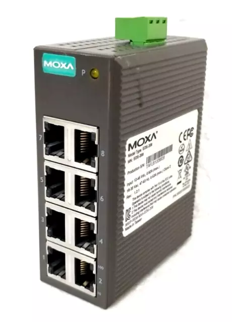 MOXA EDS-208 Commutateur Ethernet non géré d'entrée de gamme à 8 ports