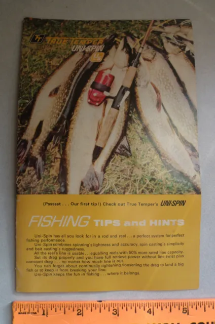 Vintage Uni-Spin True Temper Fishing Rod & Reel Catalog Cisco Kid Tackle Lures