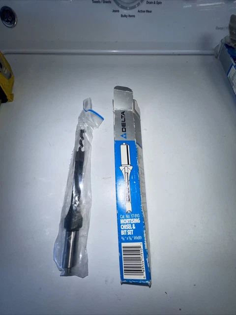 JUEGO DE CINCEL Y BROCAS PRENSA DE PERFORACIÓN DELTA 17-910 3/8"" x 3/8"" de ancho