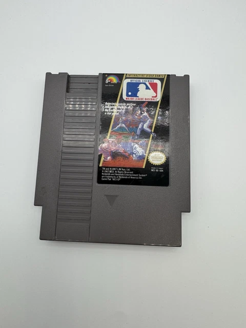 MLB Major League Baseball (Nintendo Entertainment System, 1987) NES