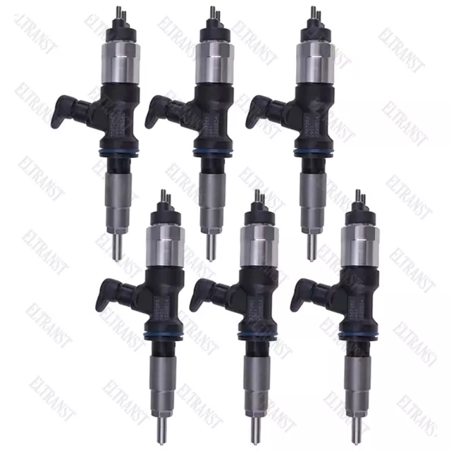 6X Fuel Injector for 20R-2478 370-7282 forCaterpillar C6.6 C7.1 Engine 320E 323E