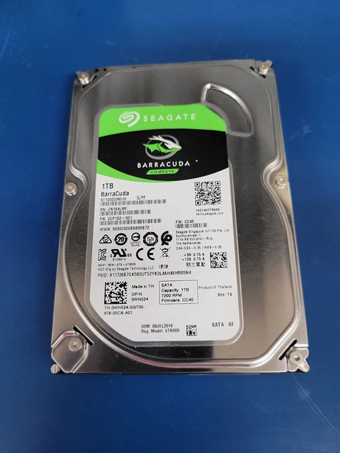 Seagate ST1000DM010 2EP102-501 FW:CC45 TK 1.0TB 3.5" Sata HDD