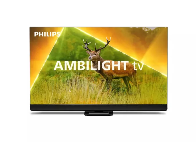 PHILIPS 55 Zoll Ambilight Fernseher 4K UHD MiniLED Smart TV 120 Hz 55PML9308/12