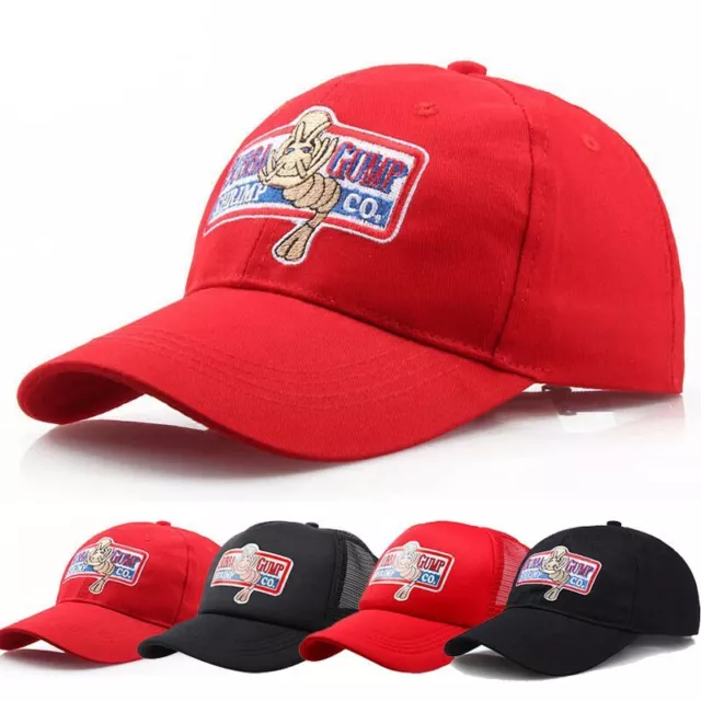 Forrest Gump Bubba Gump Party Hat Shrimp Co. Embroidered Baseball Caps Cosplay