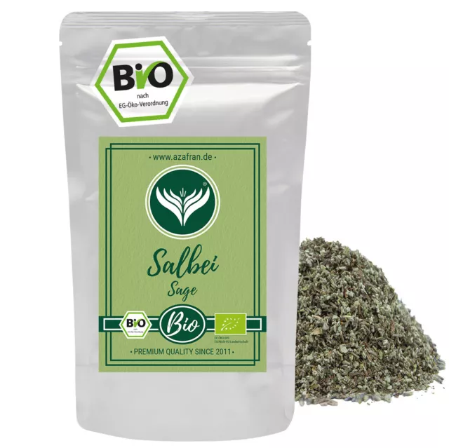 BIO Salbei - Salbeiblätter gerebelt lose Kräuter | Gewürze oder Tee 250g