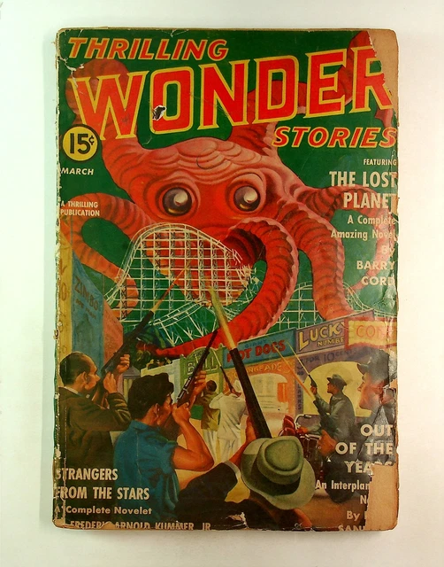 Thrilling Wonder Stories Pulp Mar 1941 Vol. 19 #3 FR/GD 1.5 TRIMMED