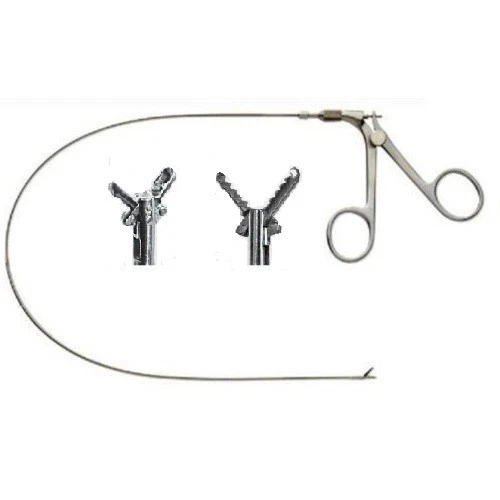 SS CYSTOSCOPY FLEXIBLE Grasping Forceps or Biopsy Double Action Jaws 4