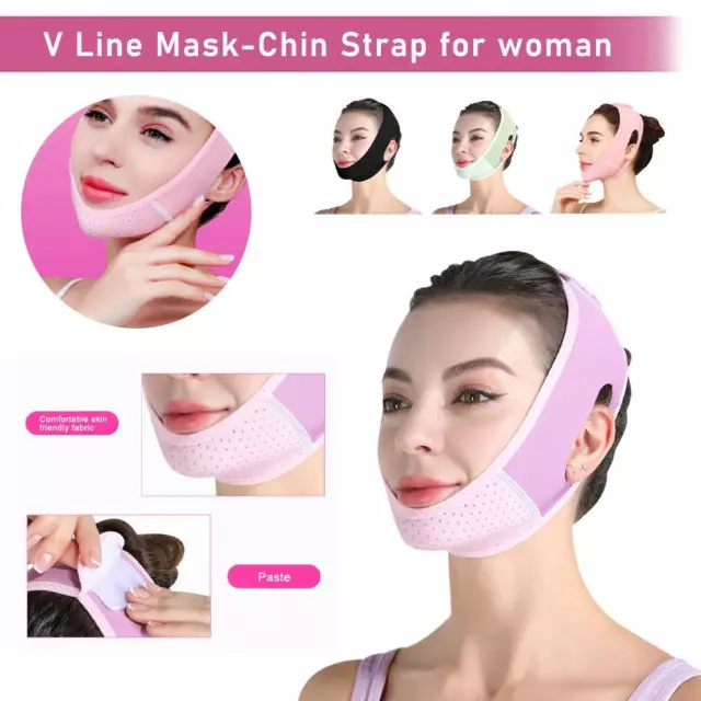 V LINE MASK Face Lift Band Facial Slimming Double Chin Cheek Mask