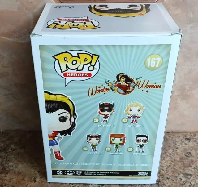 ¡Funko POP ABOVEDADO! Heroes DC Comics Bombshells 167 Wonder Woman Holiday Michaels 2