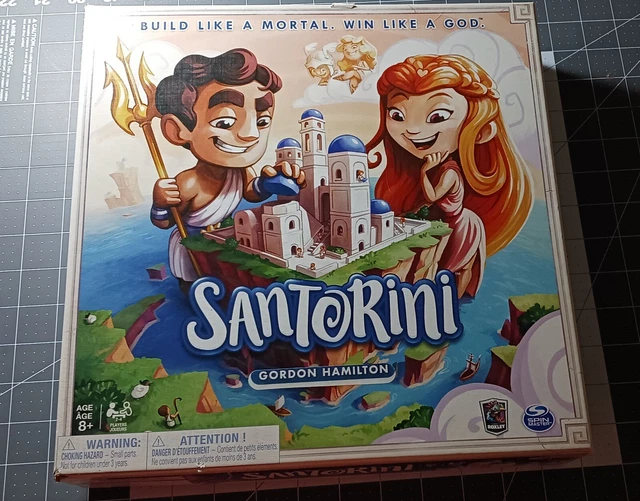 SANTORINI BOARD GAME Greek Gods Strategy Tower Build Gordon Hamilton