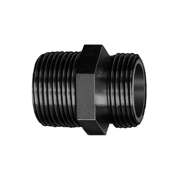 ELKHART BRASS 306 Fire Hose Adapter,1-1/2",NPT,1-1/2",NH