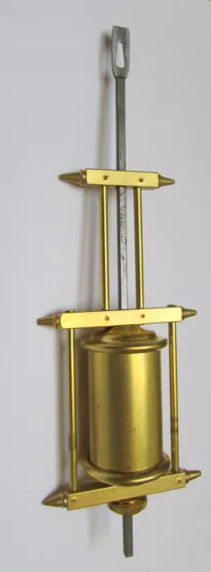 New Single Barrel Solid Brass Pendulum for Antique Mantle/Kitchen Clocks (PM-21)