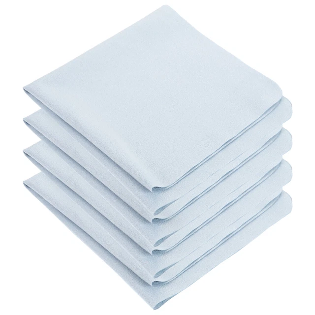 4 pezzi panni per la pulizia delle lenti in microfibra panno per la pulizia degli occhiali panno per la pulizia degli occhiali