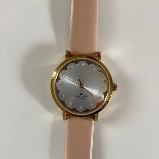 Kate Spade pink leather watch womens