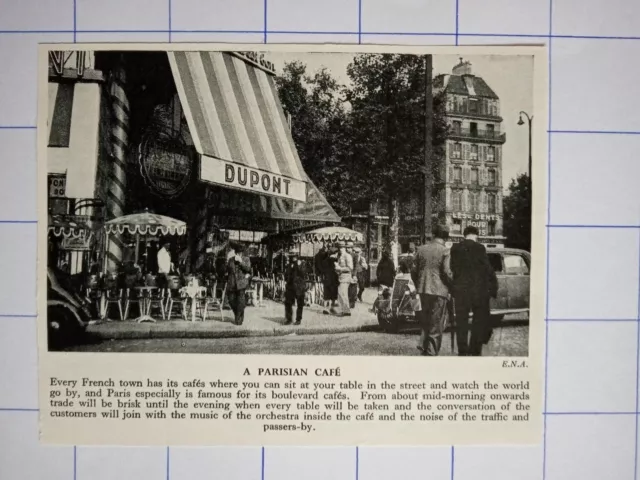 Ein Pariser Café DUPONT Französisch Paris Frankreich STREET