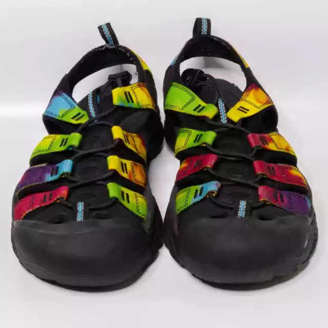 Keen Newport H2 Retro Original Tie Dye Rainbow Outdoor Sandal Closed Toe Sz 10 3