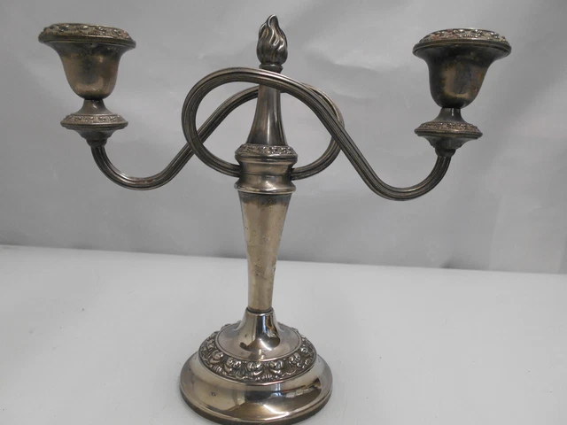 2 Branch Candelabra. Candle Holder.