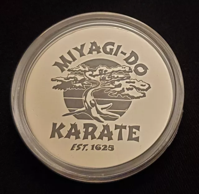 Cobra Kai Silbermünze Karate Kind Netflix Serie alter Film Miyagi Do Est 1625 USA 3