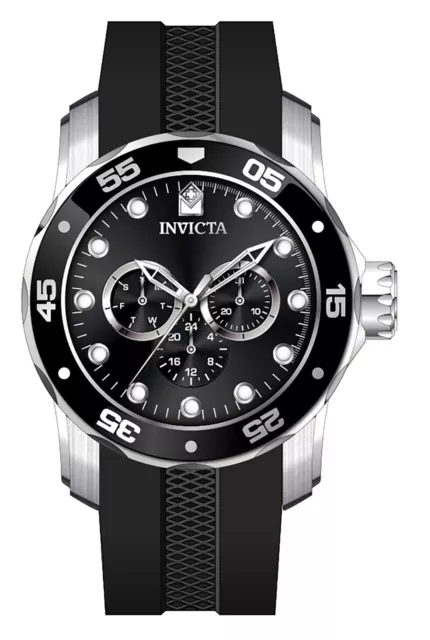 Invicta Pro Plongeur Scuba GMT Cadran Noir INV45721 100M Montre pour Homme