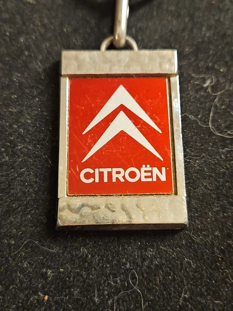 Portachiavi Auto Con Logo Citroen C1/C2/C3/C3-XR, In Metallo Con Moschettone, Resistente E Antigraffio, Regalo Elegante
