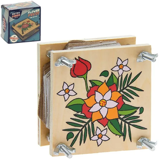 Lesser & Pavey Retro Games Flower Press Card Making Craft Gift Decoartion New