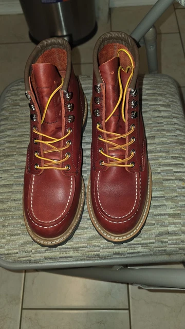 Red Wing Razorback RED WING ROUGHNECK 8209 Norway Moc Toe £149.48 - PicClick UK