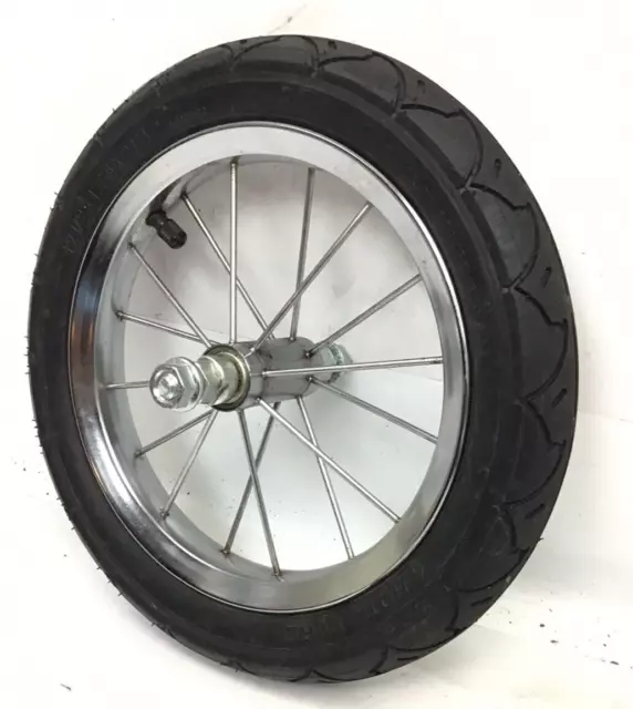 12" Jogger Front Chrome Wheel 12 1/2" X 1.75" X 2 1/4 Tire Graco Modes Fast #G5