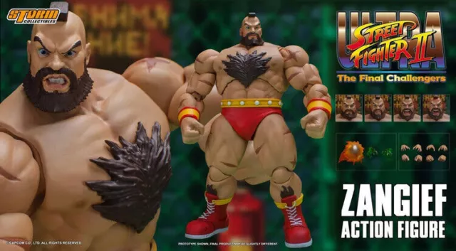 Storm Toys 1/12 CPSF22 ZANGIEF Street Fighter Wrestler Flexible Action Figure