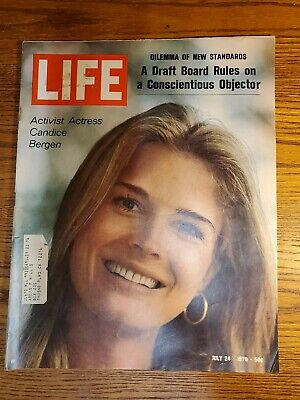 ACTIVIST ACTRESS CANDICE BERGEN - Life Magazine - July 24, 1970