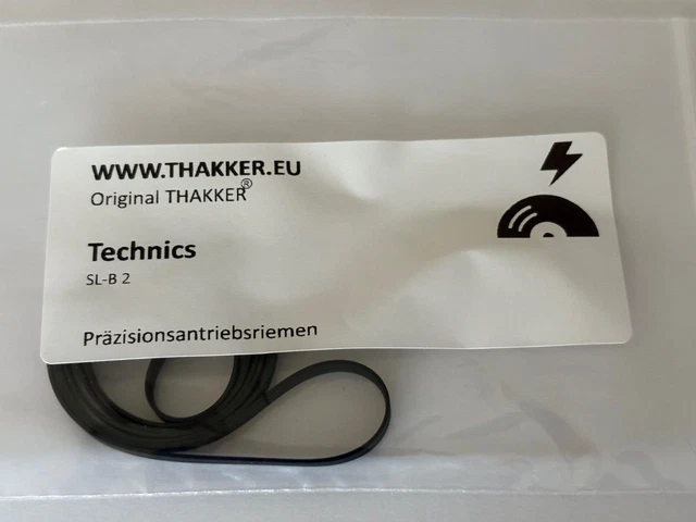 Kit Cinghie THAKKER RS-T 10 Per Piastra Technics RS-T 10 – 2 Cinghie Piatte + 5 Cinghie Quadrate Per Manutenzione E Sostituzione