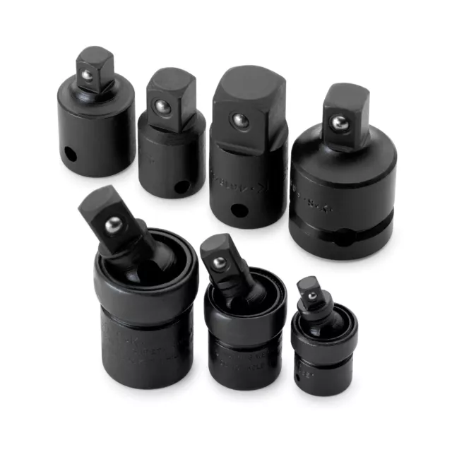 SK Hand Tools 4519 - 6 Piece Universal / Adapters Impact Set - Swivel - U-Joint