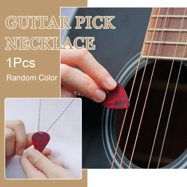 Electric Guitar/Bass Guitar Guitar Pick Necklace Random Colour GXT P9A7