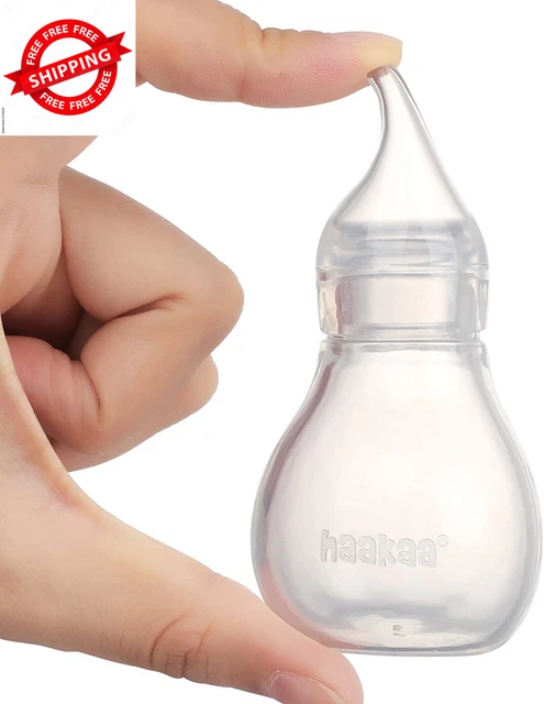 Silicone Baby Nasal Aspirator| Safe Baby Nose Cleaner| Easy-Squeeze Nose & Ear B