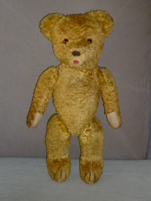 ANCIEN OURS NOUNOURS PELUCHE DORE ANCIEN OURS NOUNOURS PELUCHE DORE