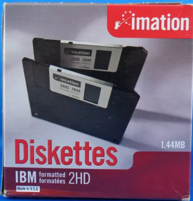 3,5" Floppy 2Hd Imation (Ibm Formatted) -- 20 Stück