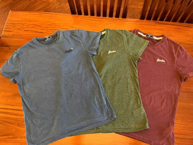 Superdry T Shirt Bundle Of 3 Men’s Medium