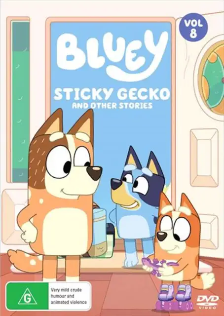 Bluey - Sticky Gecko and Other Stories - Vol 8 DVD