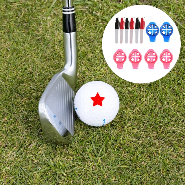 6 Sets Golfmarker Schublade Markierungshut-Clip Linie Schubladenschrank