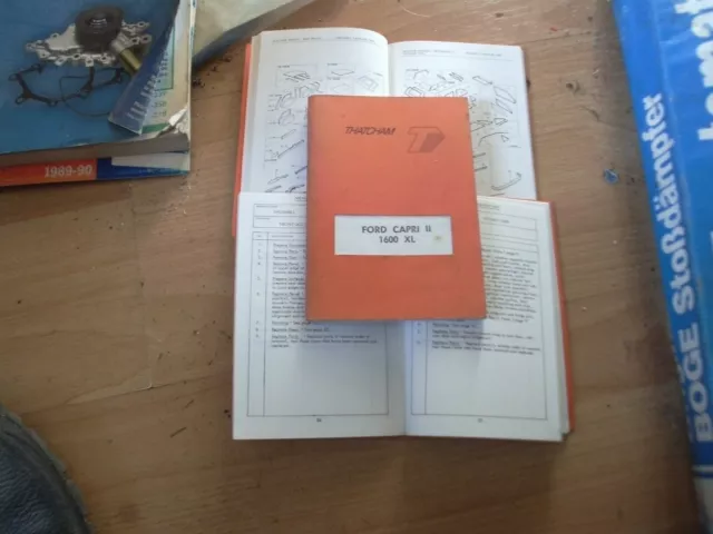 Manuale Riparazione Corpo Thatcham Ford Capri MkII Mk2