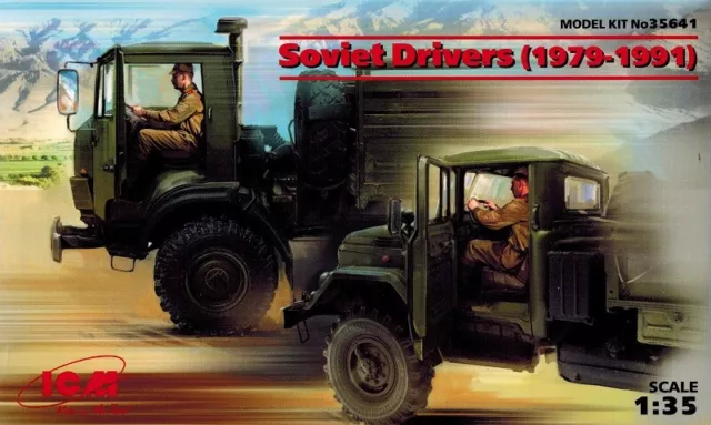 ICM 35641 - Soviet Drivers 1979 1991 - russische Soldaten - 1:35