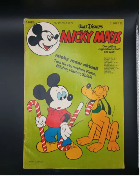 Micky Maus: Die Größte Jugendzeitschrift Der Welt - 1st Edition/1st  Printing by Walt Disney on Books Tell You Why, Inc