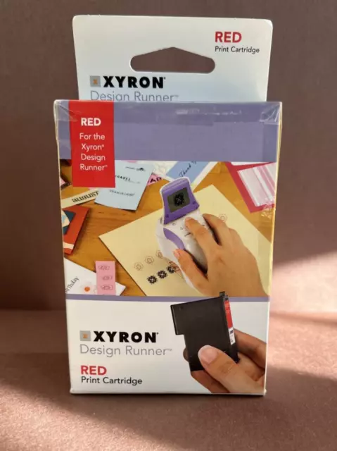 XYRON Design Runner RED Print Cartridge New In Box