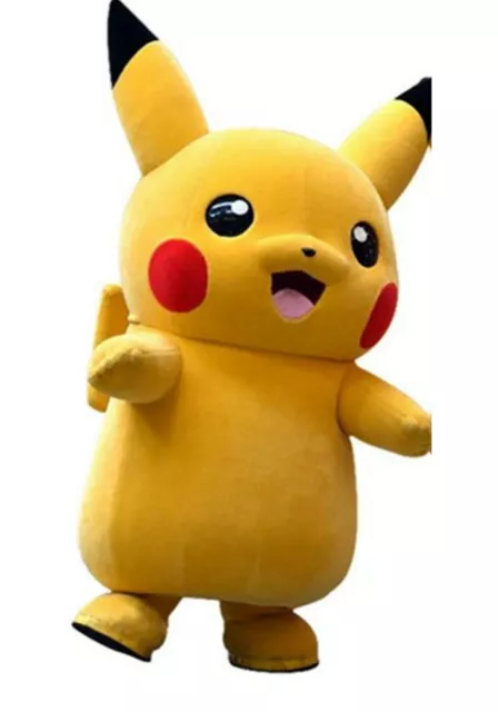 MASCOTTE PIKACHU PROFESSIONALE pokemon giallo adulti carnevale animazione  feste EUR 329,00 - PicClick IT