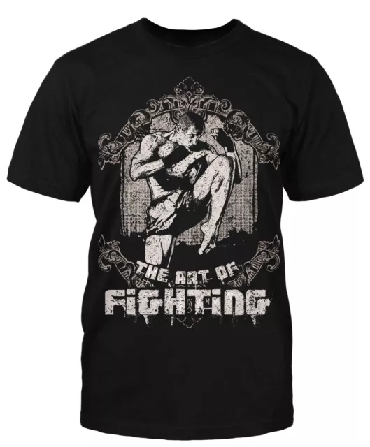 Art of Fighting T-Shirt Fight MMA Kick Muay Thai Boxe Guerre Art Thai