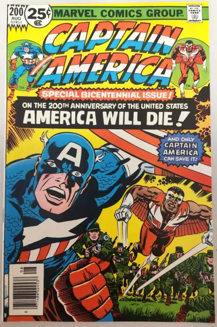 Captain America #200 Marvel 1976 Bicentennial Issue 9.4 NM