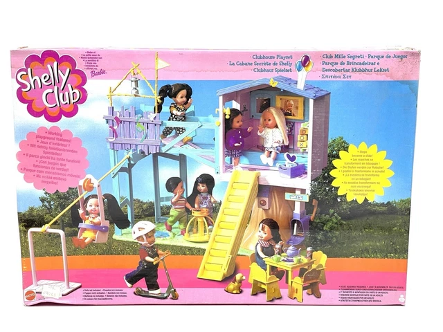 BARBIE KELLY CLUB Lots of Secrets Clubhouse Playsset SHELLY NIB